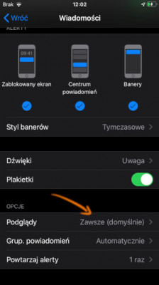 Jak zarządzać powiadomieniami z zegarka Garmin na iPhon powiadomienia zawsze