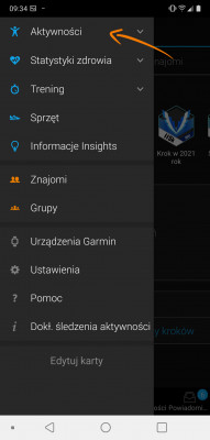 Aktywności – Serce Garmin Connect