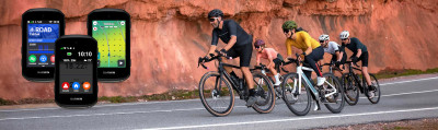 Licznik rowerowy Garmin Edge 850 - trzy ekrany
