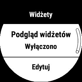 Jak zmienić wygląd widżetów w Garmin Fenix 6x pro solar podglad widżetów