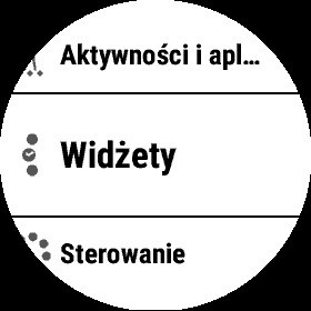 Jak zmienić wygląd widżetów w Garmin Fenix 6x pro solar widżety