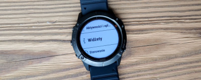 Jak zmienić wygląd widżetów w Garmin Fenix 6x pro solar