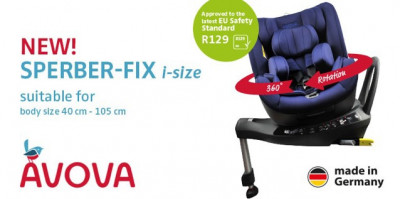 AVOVA Sperber-Fix i-Size 0-18 kg cecha