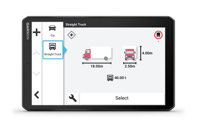 Garmin Dezl LGV810 [010-02740-15] funkcjonalność