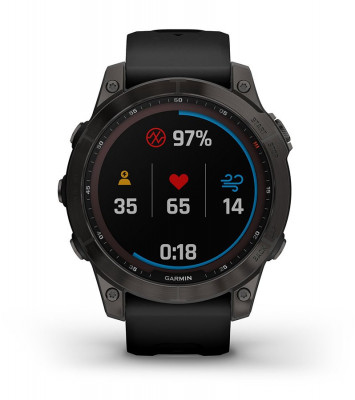 Funkcje Garmin Fenix 7 Sapphire Solar Tytanowo-szary [010-02540-21]