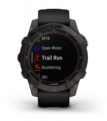 Funkcja Garmin Fenix 7 Sapphire Solar Tytanowo-szary [010-02540-21]