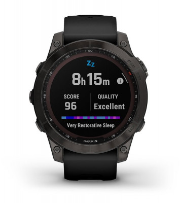 Zaleta Garmin Fenix 7 Sapphire Solar Tytanowo-szary [010-02540-21]