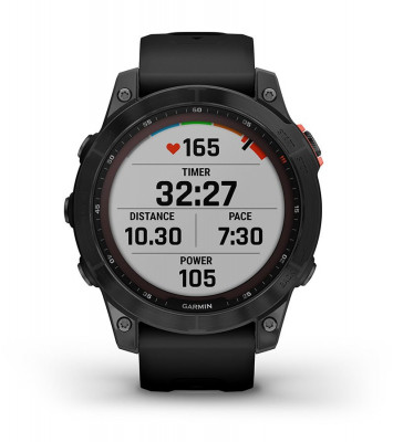 Garmin Fenix 7 Solar Niebieskoszary z czarnym paskiem [010-02540-11] funkcjonalność