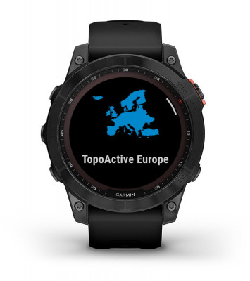 Cechy Garmin Fenix 7 Solar Niebieskoszary z czarnym paskiem [010-02540-11]