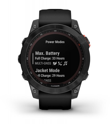 Garmin Fenix 7 Solar Niebieskoszary z czarnym paskiem [010-02540-11] - przewagi