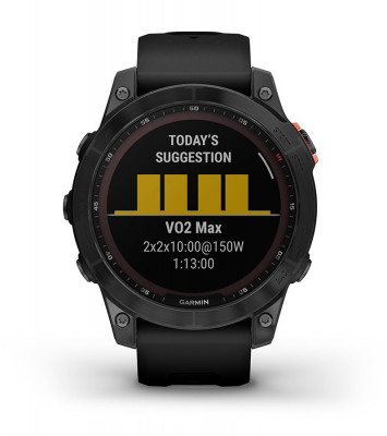 Funkcje Garmin Fenix 7 Solar Niebieskoszary z czarnym paskiem [010-02540-11]