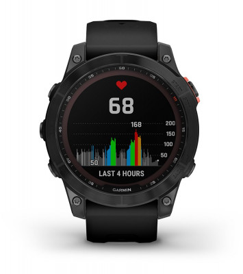 Garmin Fenix 7 Solar Niebieskoszary z czarnym paskiem [010-02540-11] cecha