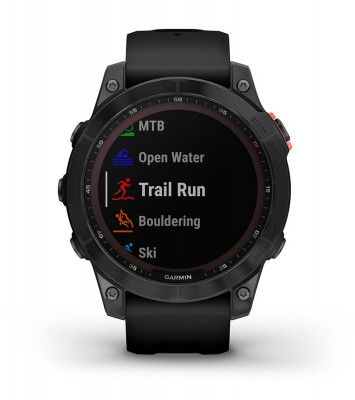 Funkcja Garmin Fenix 7 Solar Niebieskoszary z czarnym paskiem [010-02540-11]