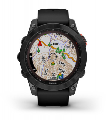 Garmin Fenix 7 Solar Niebieskoszary z czarnym paskiem [010-02540-11] cecha