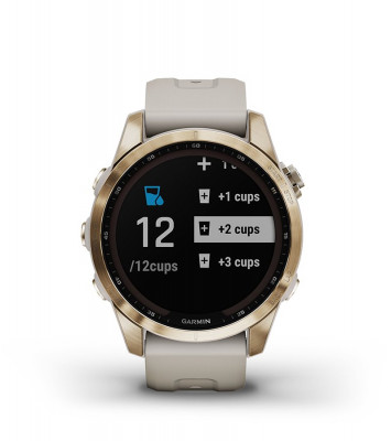 Garmin Fenix 7s Sapphire Solar Ciemnobrązowy tytan z szarym paskiem [010-02539-29] cecha