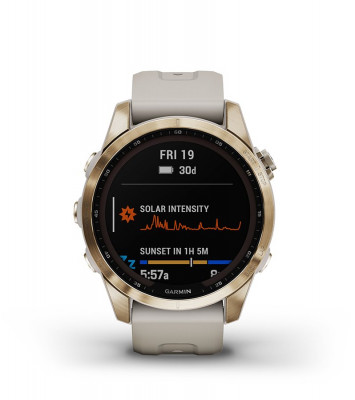 Garmin Fenix 7s Sapphire Solar Ciemnobrązowy tytan z szarym paskiem [010-02539-29] funkcjonalność