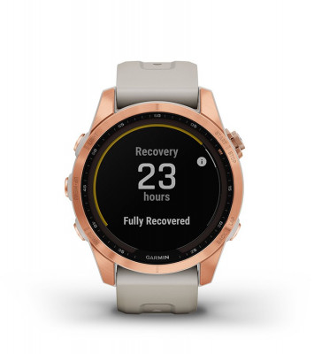 Przewaga Garmin Fenix 7s Solar Niebieskoszary z czarnym paskiem [010-02539-13]