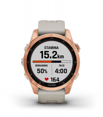 Zaleta Garmin Fenix 7s Solar Niebieskoszary z czarnym paskiem [010-02539-13]