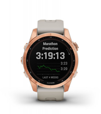 Garmin Fenix 7s Solar Różowo-złoty z jasnopiaskowym paskiem [010-02539-11] cecha