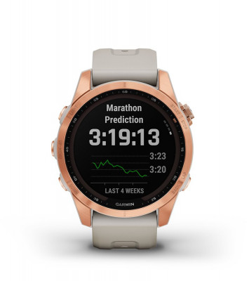 Garmin Fenix 7s Solar Różowo-złoty z jasnopiaskowym paskiem [010-02539-11] cecha