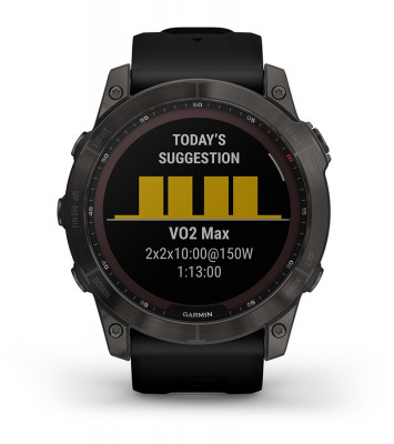 Funkcje Garmin Fenix 7x Sapphire Solar Czarny Tytan [010-02541-23]