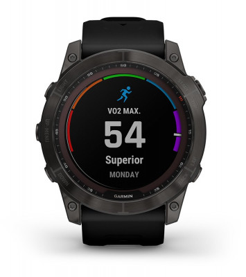 Garmin Fenix 7x Sapphire Solar Czarny Tytan [010-02541-23] cecha