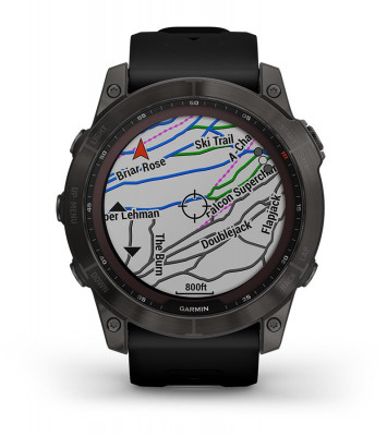 Zaleta Garmin Fenix 7x Sapphire Solar Czarny Tytan [010-02541-23]