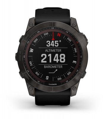 Przewaga Garmin Fenix 7x Sapphire Solar Czarny Tytan [010-02541-23]