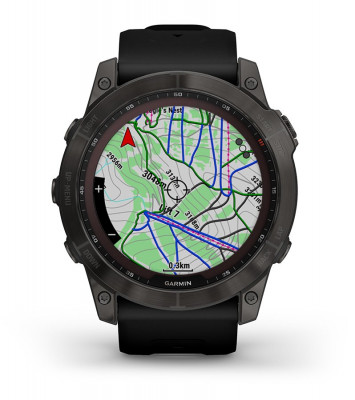 Funkcje Garmin Fenix 7x Sapphire Solar Czarny Tytan [010-02541-23]