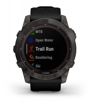 Funkcja Garmin Fenix 7x Sapphire Solar Czarny Tytan [010-02541-23]