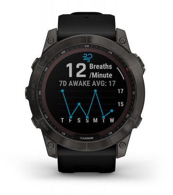 Cechy Garmin Fenix 7x Sapphire Solar Czarny Tytan [010-02541-23]