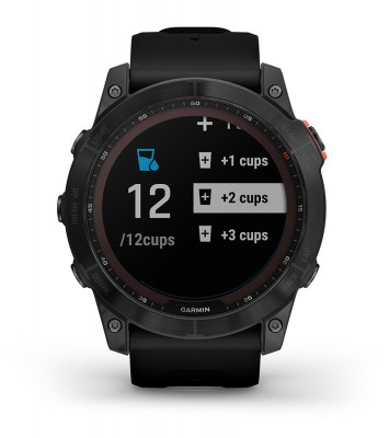 Garmin Fenix 7x Solar Niebieskoszary z czarnym paskiem [010-02541-01] - przewagi