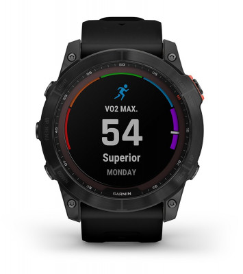 Przewaga Garmin Fenix 7x Solar Niebieskoszary z czarnym paskiem [010-02541-01]