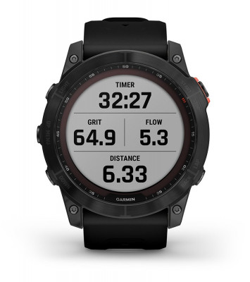 Przewaga Garmin Fenix 7x Solar Niebieskoszary z czarnym paskiem [010-02541-01]