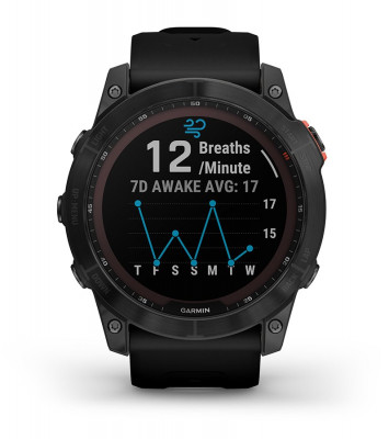 Cechy Garmin Fenix 7x Solar Niebieskoszary z czarnym paskiem [010-02541-01]