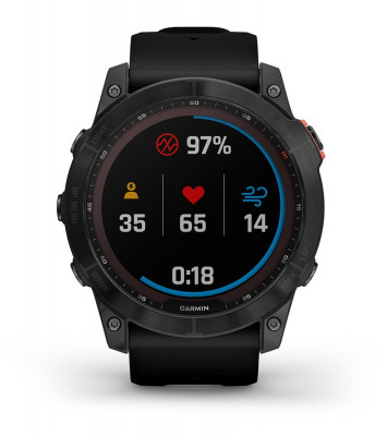 Funkcje Garmin Fenix 7x Solar Niebieskoszary z czarnym paskiem [010-02541-01]