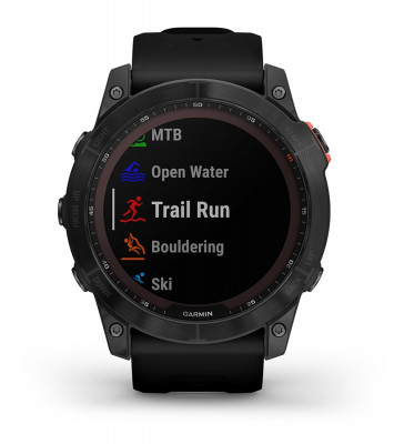 Funkcja Garmin Fenix 7x Solar Niebieskoszary z czarnym paskiem [010-02541-01]