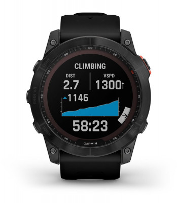 Garmin Fenix 7x Solar Niebieskoszary z czarnym paskiem [010-02541-01] cecha