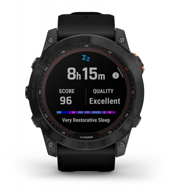 Zaleta Garmin Fenix 7x Solar Niebieskoszary z czarnym paskiem [010-02541-01]