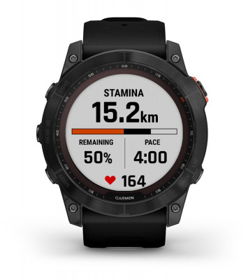 Cechy Garmin Fenix 7x Solar Niebieskoszary z czarnym paskiem [010-02541-01]