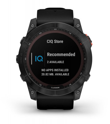 Cechy Garmin Fenix 7x Solar Niebieskoszary z czarnym paskiem [010-02541-01]