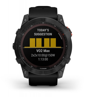 Funkcja Garmin Fenix 7x Solar Niebieskoszary z czarnym paskiem [010-02541-01]