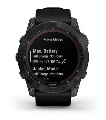 Garmin Fenix 7x Solar Niebieskoszary z czarnym paskiem [010-02541-01] - zalety