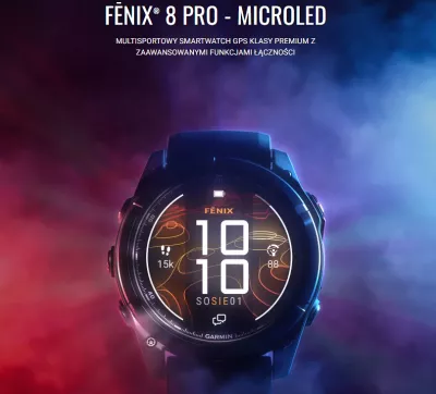Funkcja Garmin Fenix 8 Pro MicroLED 51 mm Sapphire Black [010-03380-01]