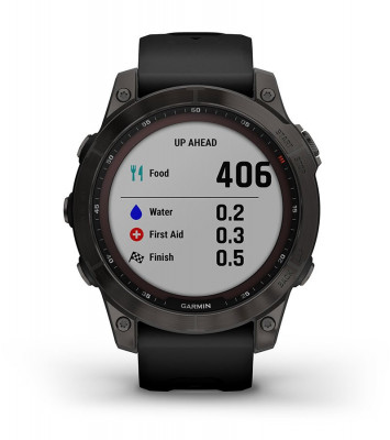 Atrybuty Garmin Fenix 7 Sapphire Solar Czarny tytan