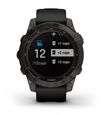 Atrybuty Garmin Fenix 7 Sapphire Solar Czarny tytan