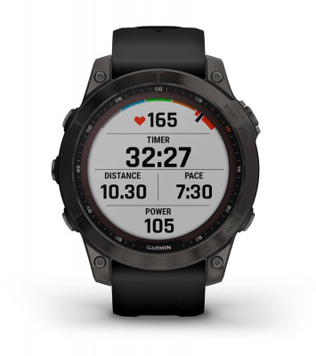 Garmin Fenix 7 Sapphire Solar Czarny tytan cecha