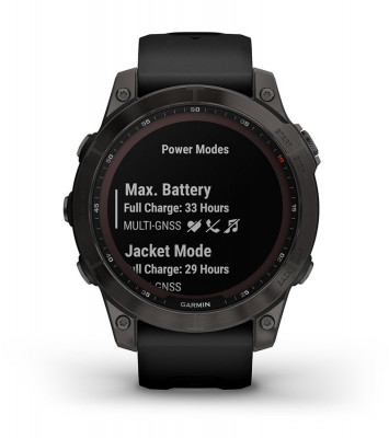 Garmin Fenix 7x Sapphire Solar Jasnoniebieski tytan - zalety