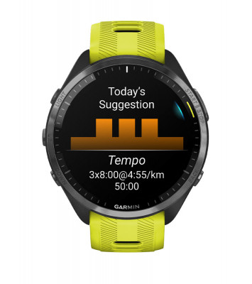 Przewaga Garmin Forerunner 965 Mleczny Kwarc [010-02809-11]