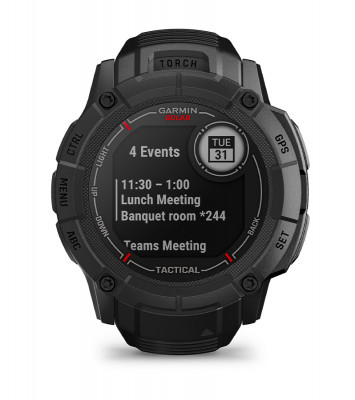 Cechy Garmin Instinct 2X Solar Tactical Edition Czarny 010-02805-03